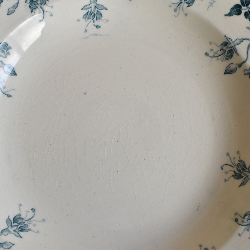 Antique Deep Plate E.Bourgeois B