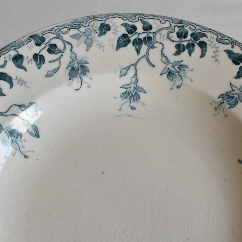 Antique Deep Plate E.Bourgeois B