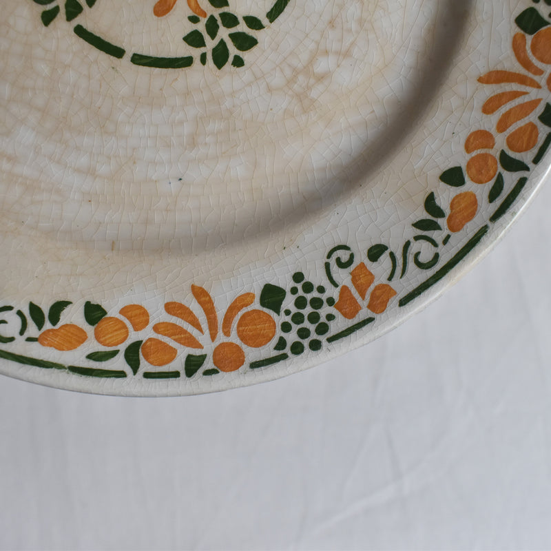 Vintage Dessert Plate HBCM (Creil et Montereau) Bizerte D
