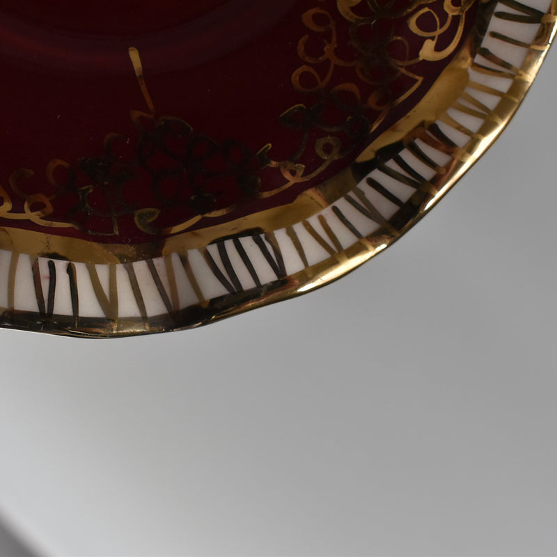 ア.ドラサンヴァル A.Dressinval コーヒーカップ＆ソーサー Red A