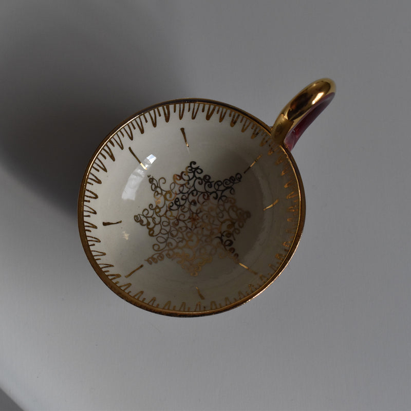 ア.ドラサンヴァル A.Dressinval コーヒーカップ＆ソーサー Red A