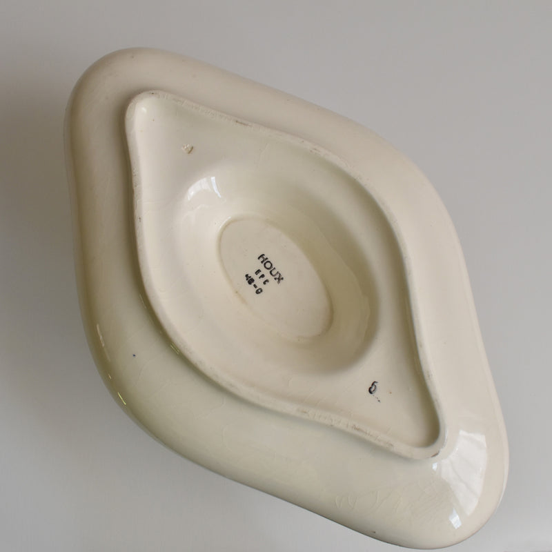 Antique Sauce Boat - Choisy le Roi - Houx (Holly)