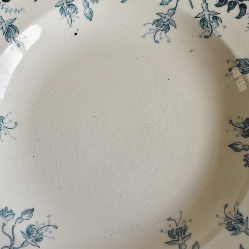 Antique Deep Plate - E. Bourgeois C