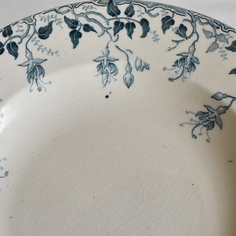 Antique Deep Plate - E. Bourgeois C