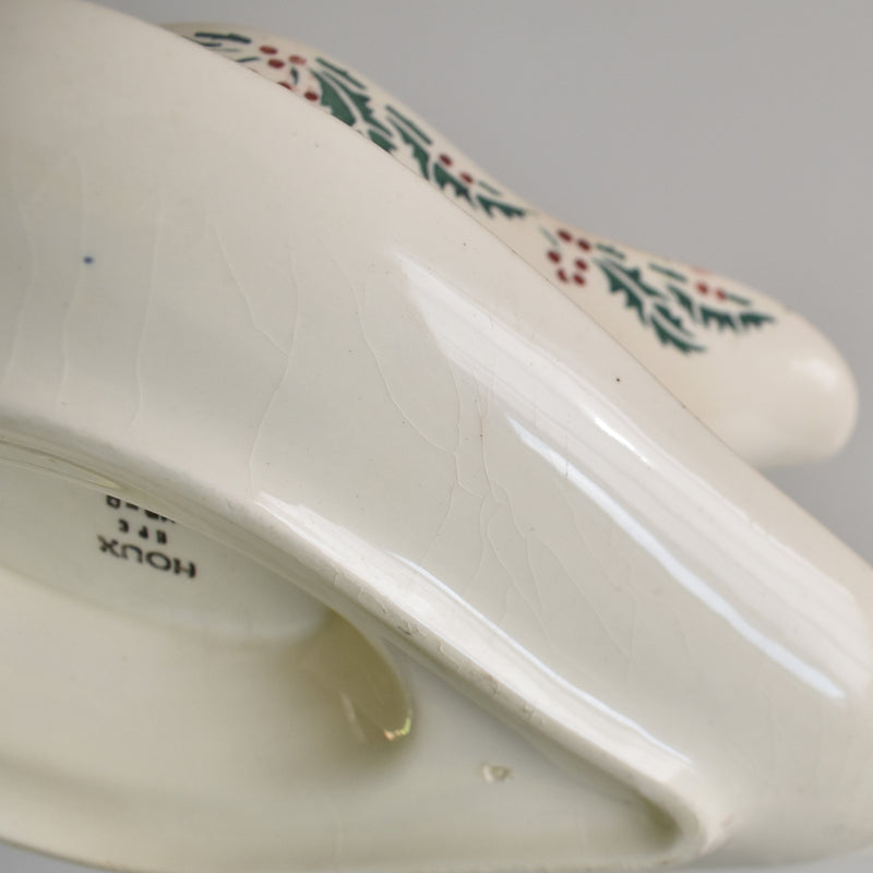 Antique Sauce Boat - Choisy le Roi - Houx (Holly)