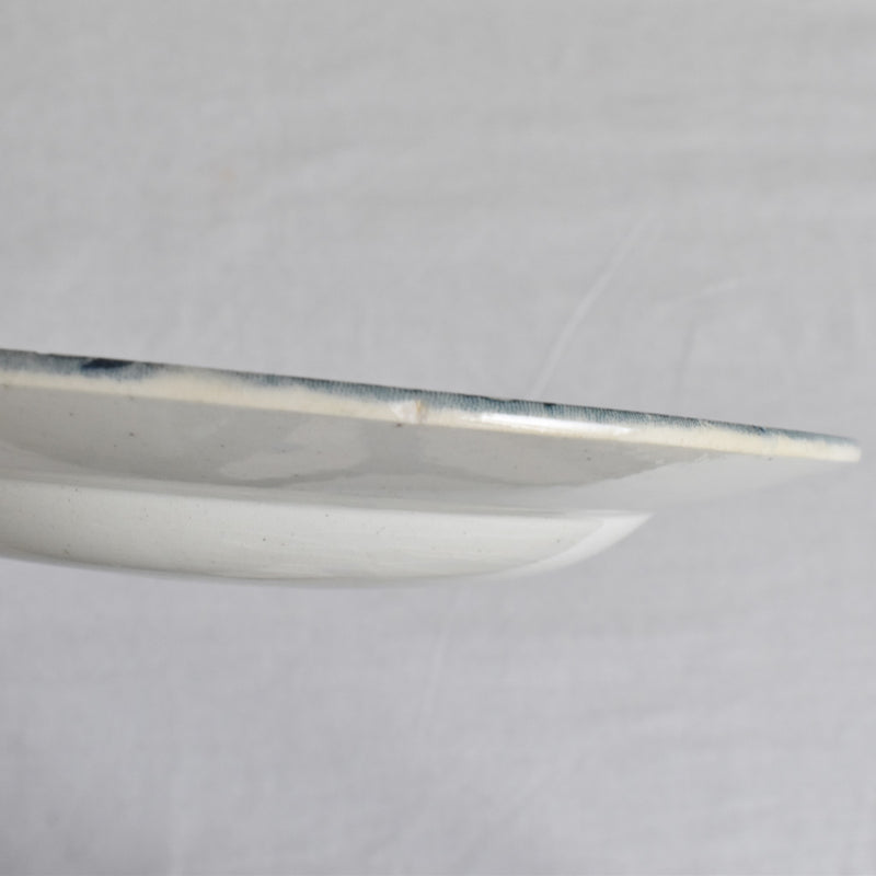 Antique Deep Plate - E. Bourgeois C