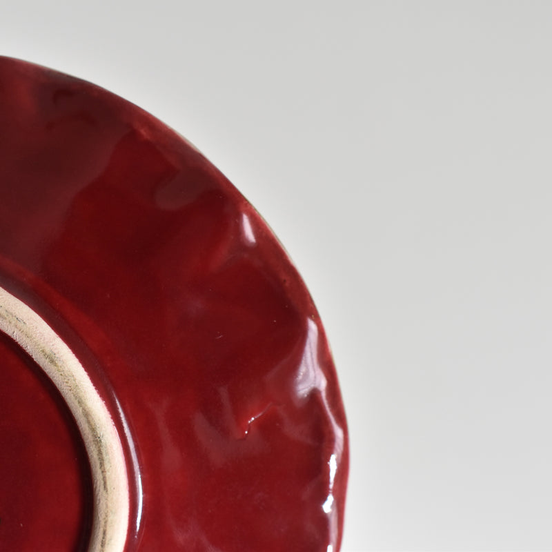 ア.ドラサンヴァル A.Dressinval コーヒーカップ＆ソーサー Red B