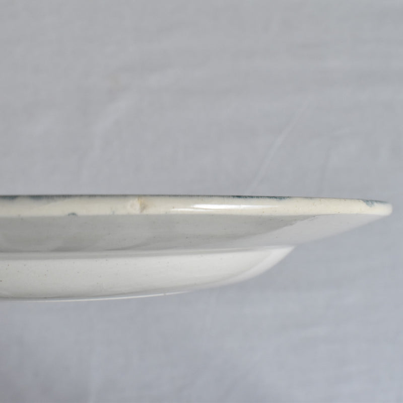 Antique Deep Plate - E. Bourgeois D