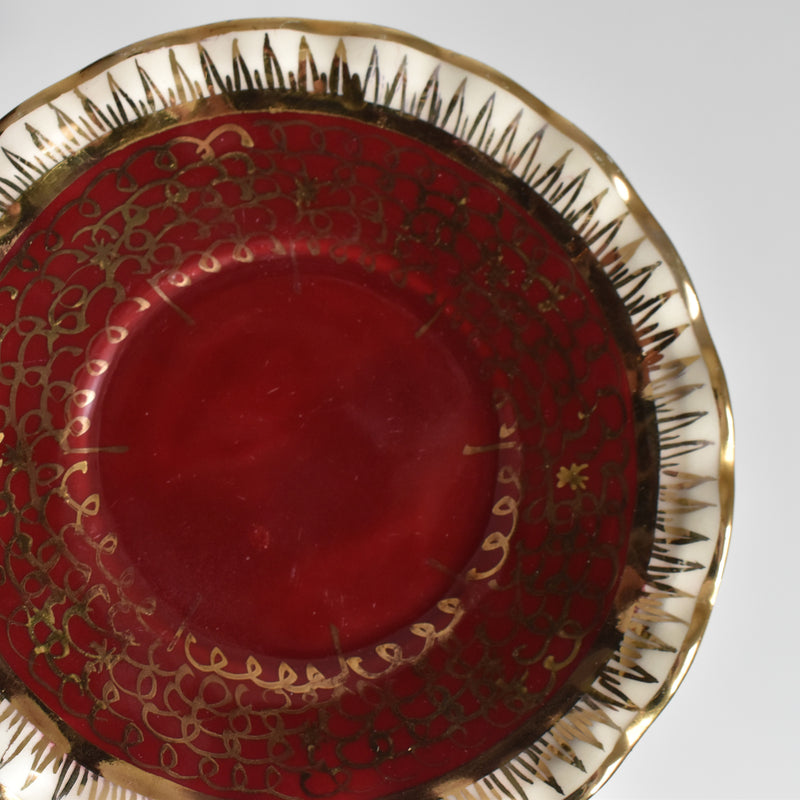 ア.ドラサンヴァル A.Dressinval コーヒーカップ＆ソーサー Red B