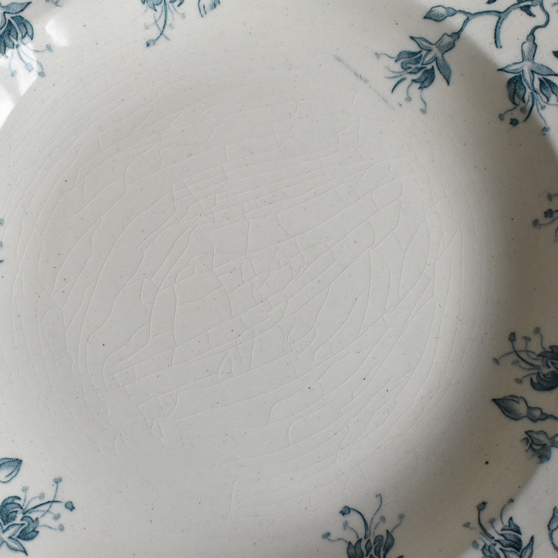 Antique Deep Plate - E. Bourgeois D