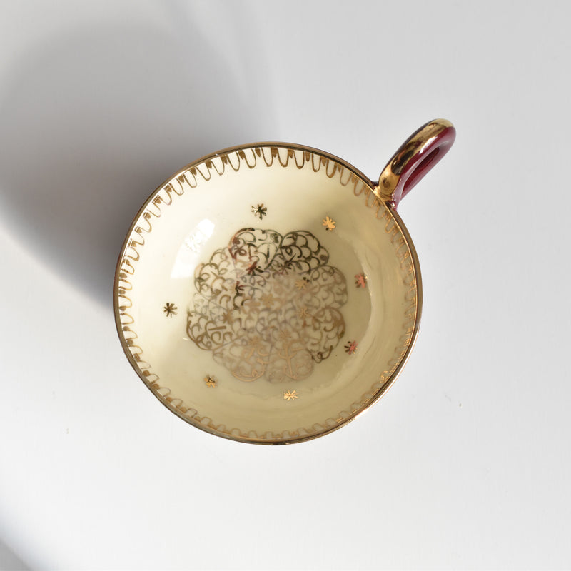 ア.ドラサンヴァル A.Dressinval コーヒーカップ＆ソーサー Red B