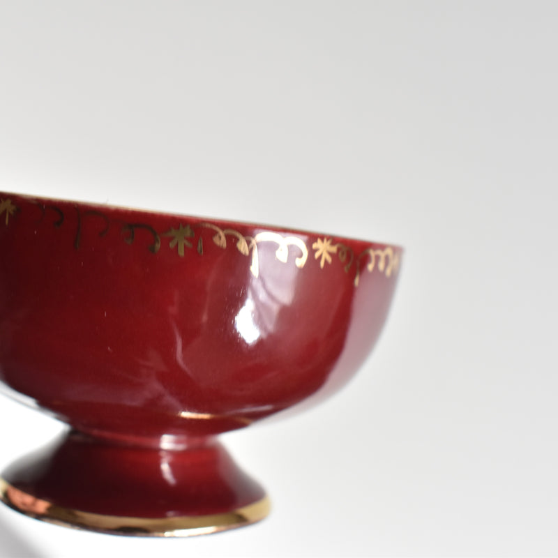 ア.ドラサンヴァル A.Dressinval コーヒーカップ＆ソーサー Red B