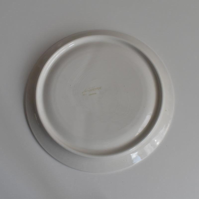 Vintage Fondue Plate Digoin & Sarreguemines White A