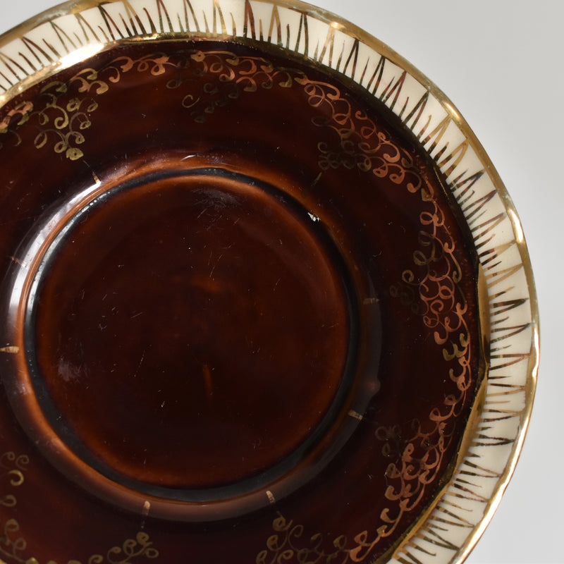 ア.ドラサンヴァル A.Dressinval コーヒーカップ＆ソーサーBrown A