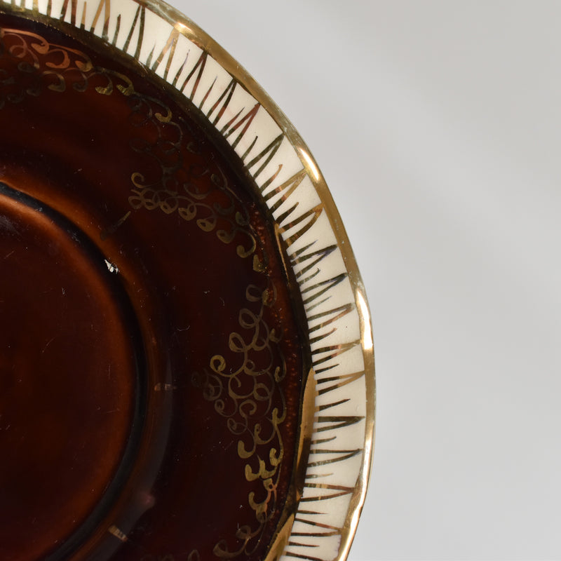 ア.ドラサンヴァル A.Dressinval コーヒーカップ＆ソーサーBrown A