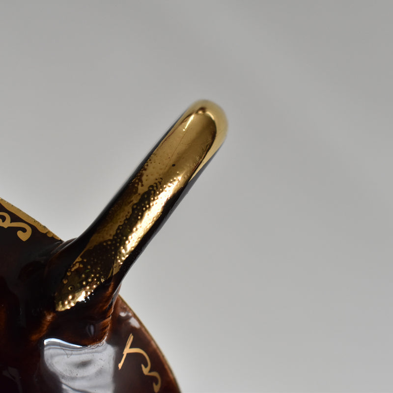 ア.ドラサンヴァル A.Dressinval コーヒーカップ＆ソーサーBrown A