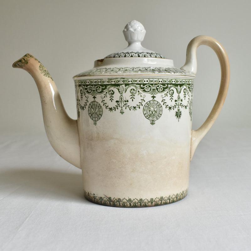 Antique Coffee Pot Badonviller Empire