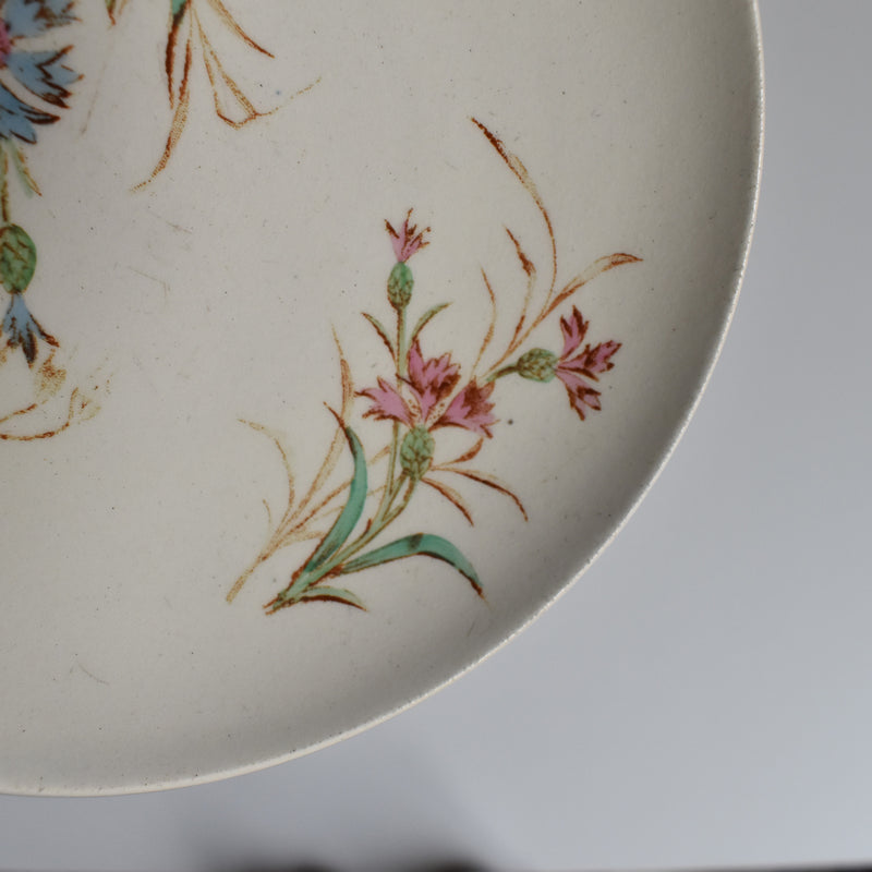 Antique Cup and Saucer K&G Lunéville Bleuet B
