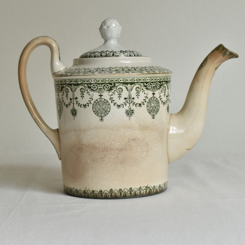 Antique Coffee Pot Badonviller Empire
