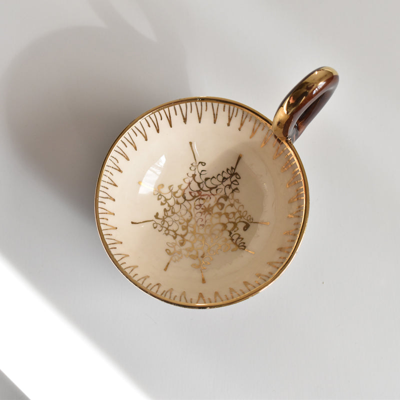 ア.ドラサンヴァル A.Dressinval コーヒーカップ＆ソーサーBrown B