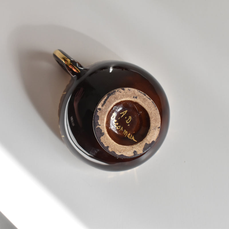 ア.ドラサンヴァル A.Dressinval コーヒーカップ＆ソーサーBrown B