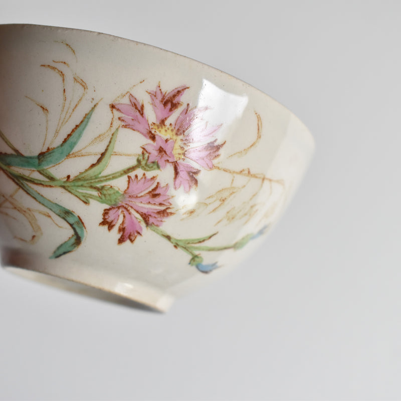 Antique Cup and Saucer K&G Lunéville Bleuet B