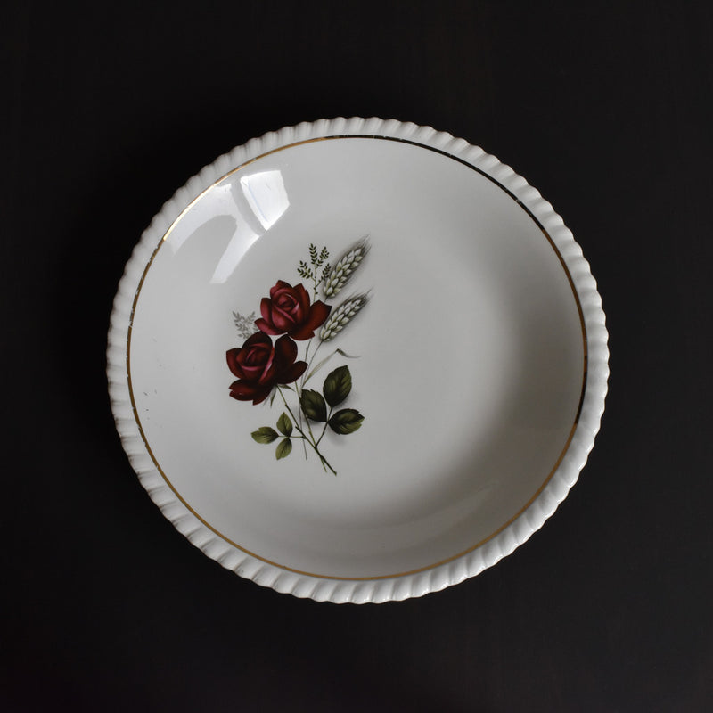 Vintage Deep Plate Lunéville/Badonviller Rose A