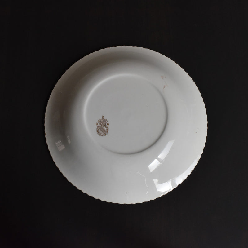 Vintage Deep Plate Lunéville/Badonviller Rose A