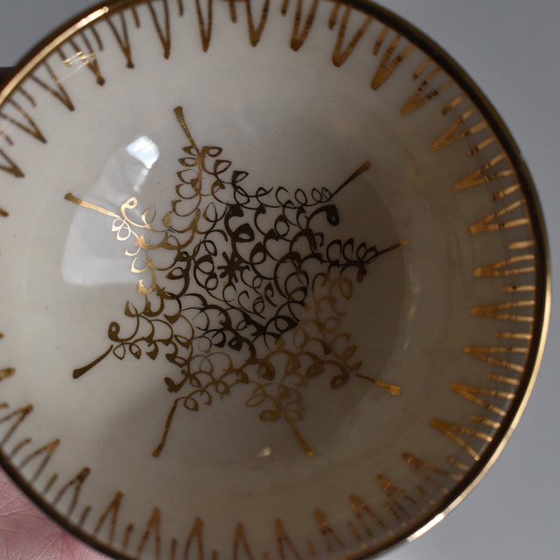 ア.ドラサンヴァル A.Dressinval コーヒーカップ＆ソーサーBrown B