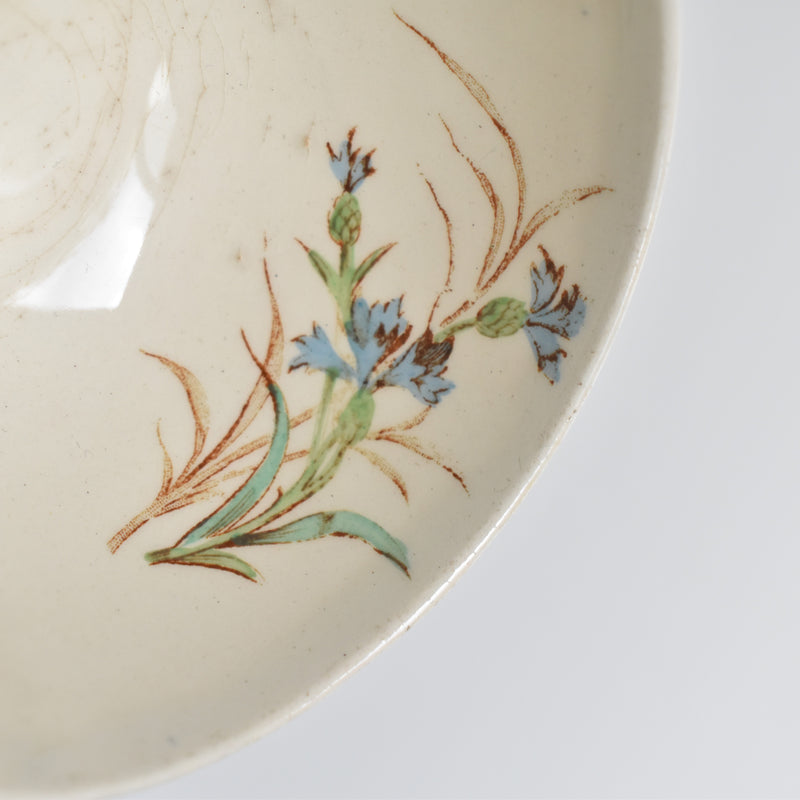 Antique Cup and Saucer K&G Lunéville Bleuet B