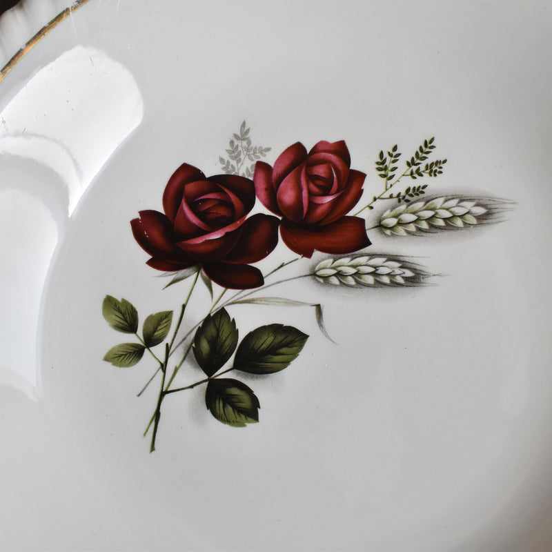 Vintage Deep Plate Lunéville/Badonviller Rose A