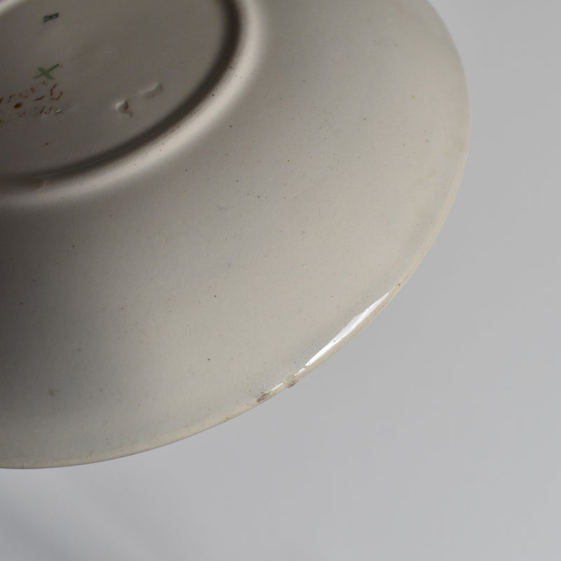 Antique Cup and Saucer K&G Luneville Bleuet C