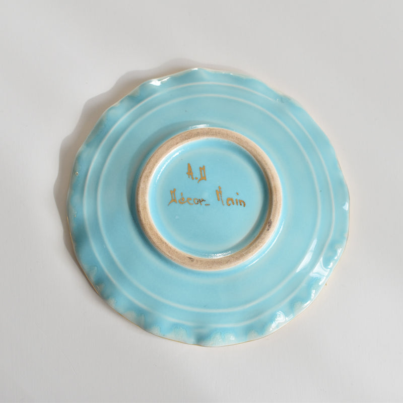 ア.ドラサンヴァル A.Dressinval コーヒーカップ＆ソーサー Turquoise A