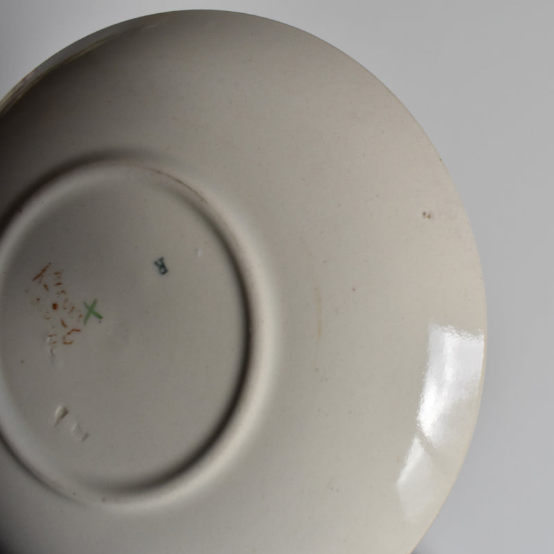 Antique Cup and Saucer K&G Luneville Bleuet C