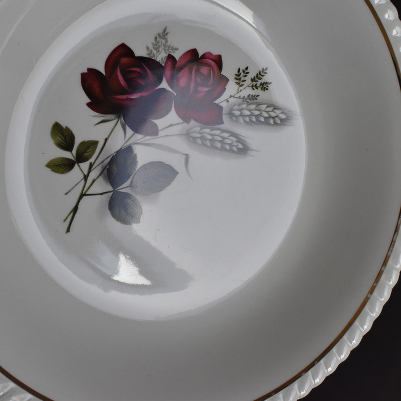 Vintage Deep Plate Luneville/Badonviller Rose B