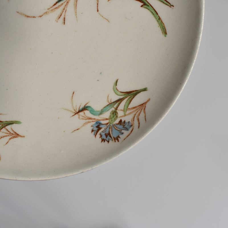 Antique Cup and Saucer K&G Luneville Bleuet C