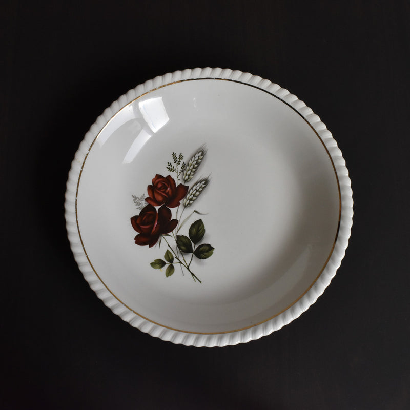 Vintage deep dish Luneville/Badonviller Rose C