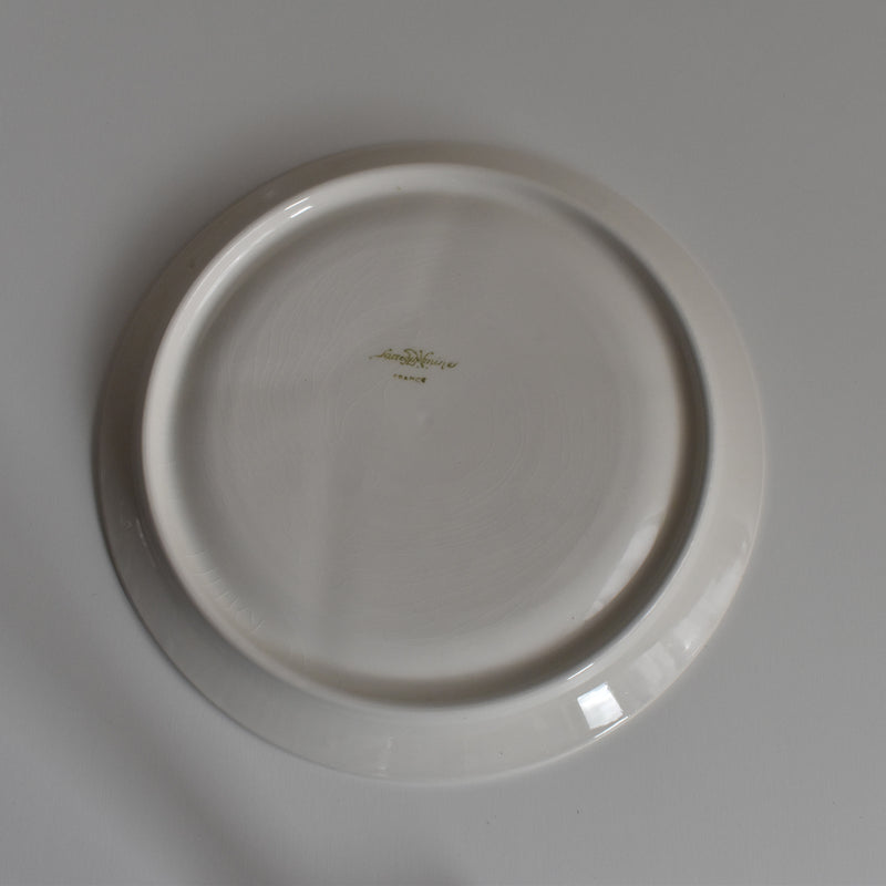 Vintage Fondue Plate Digoin & Sarreguemines White E