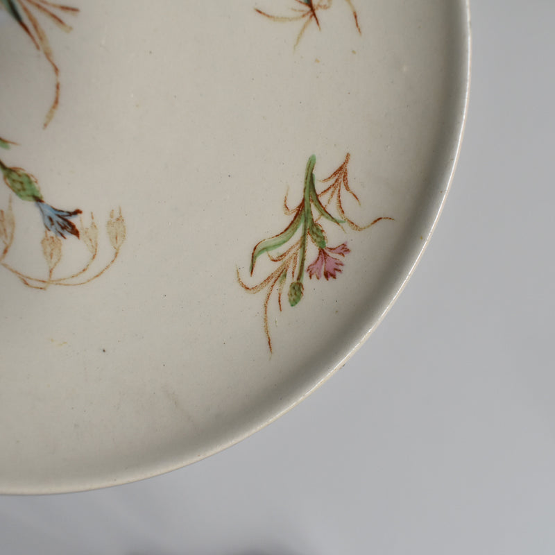 Antique Cup and Saucer K&G Luneville Bleuet C