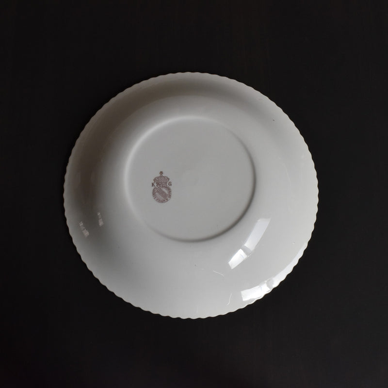 Vintage deep dish Luneville/Badonviller Rose C