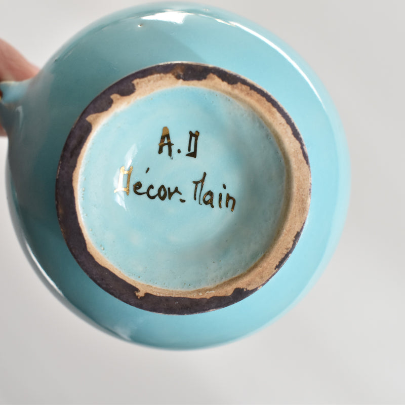 ア.ドラサンヴァル A.Dressinval コーヒーカップ＆ソーサー Turquoise A