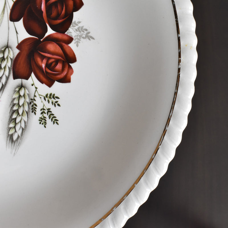 Vintage deep dish Luneville/Badonviller Rose C