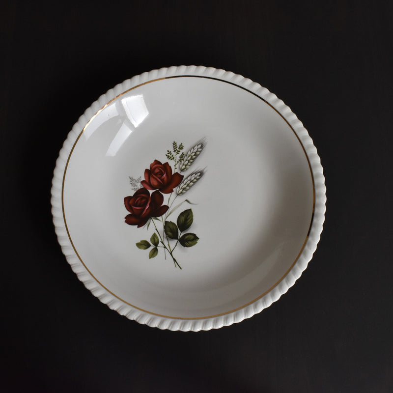ヴィンテージ深皿  リュネヴィル/バドンヴィレー　Rose D