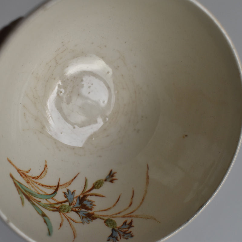 Antique Cup and Saucer K&G Luneville Bleuet C