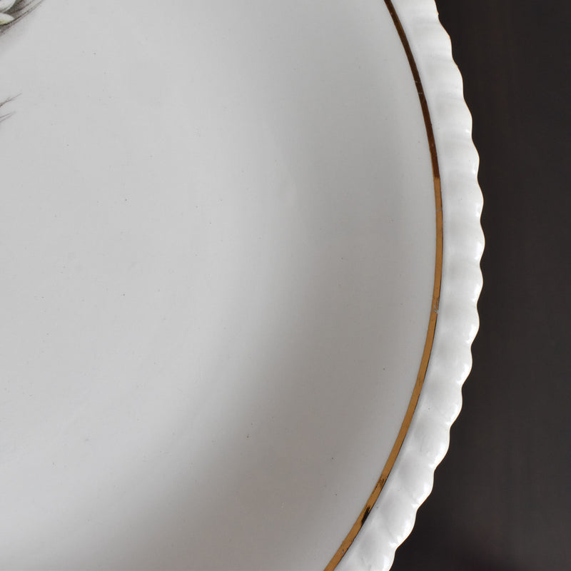 ヴィンテージ深皿  リュネヴィル/バドンヴィレー　Rose D