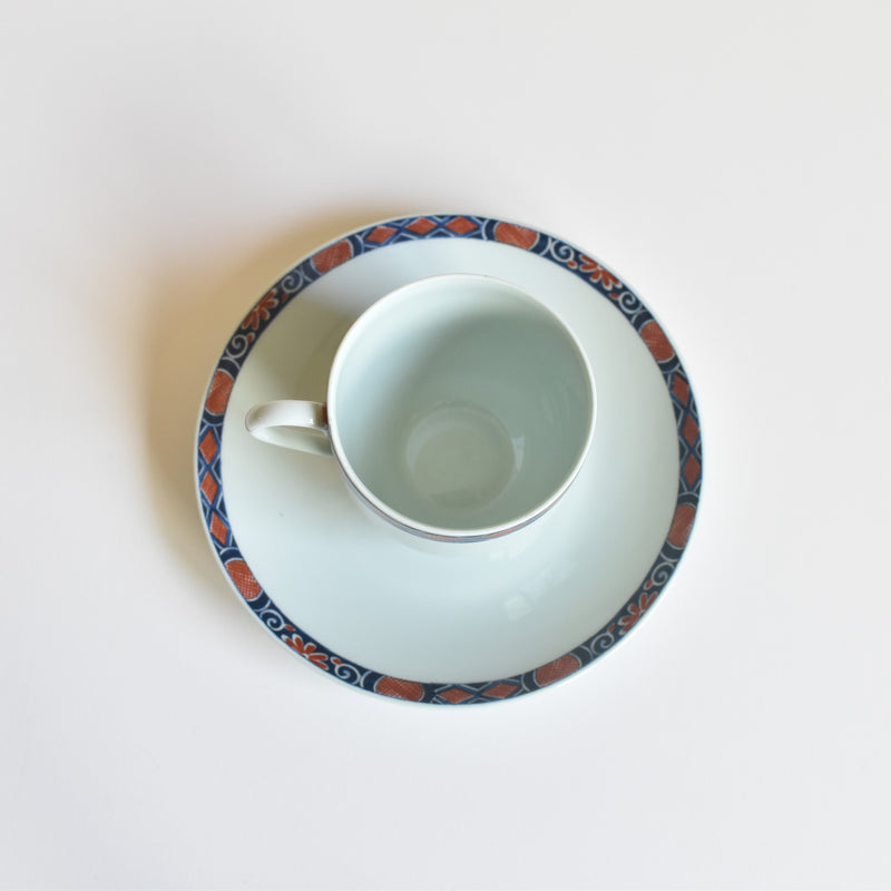 Vintage Cup & Saucer Raynaud Limoges Jumièges A