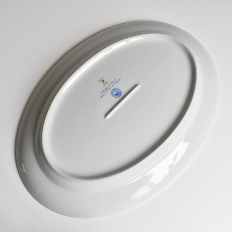 Vintage Oval Platter Raynaud Limoges Jumièges