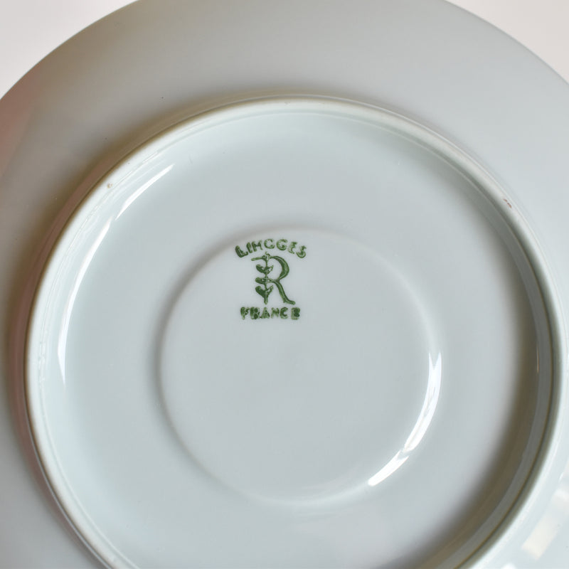 Vintage Cup & Saucer Raynaud Limoges Jumièges A