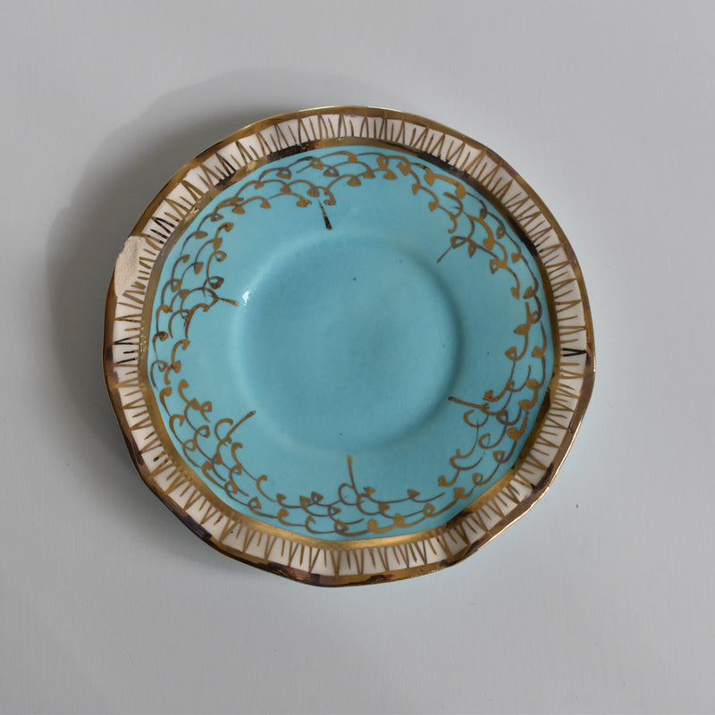 ア.ドラサンヴァル A.Dressinval コーヒーカップ＆ソーサー Turquoise B