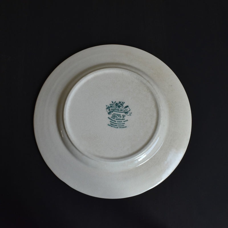 ヴィンテージプレート  リュネヴィル　English Style B